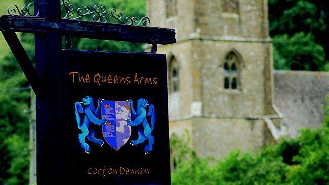 The Queens Arms Sherborne  Logo photo